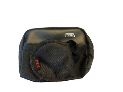 TUMI for Delta First Class Small Pouch Zippered Soft Travel Case With Eye Mask