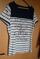 Damen-Shirt, Gr. XL, gestreift Blau/Weiss vob...