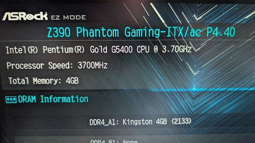 ASRock Z390 Phantom Gaming-ITX/ac Motherboard + Intel 9400F Combo - Photo 11/11