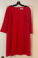 TRINA TURK Red Lace Cut out Back Party Dress Size 14