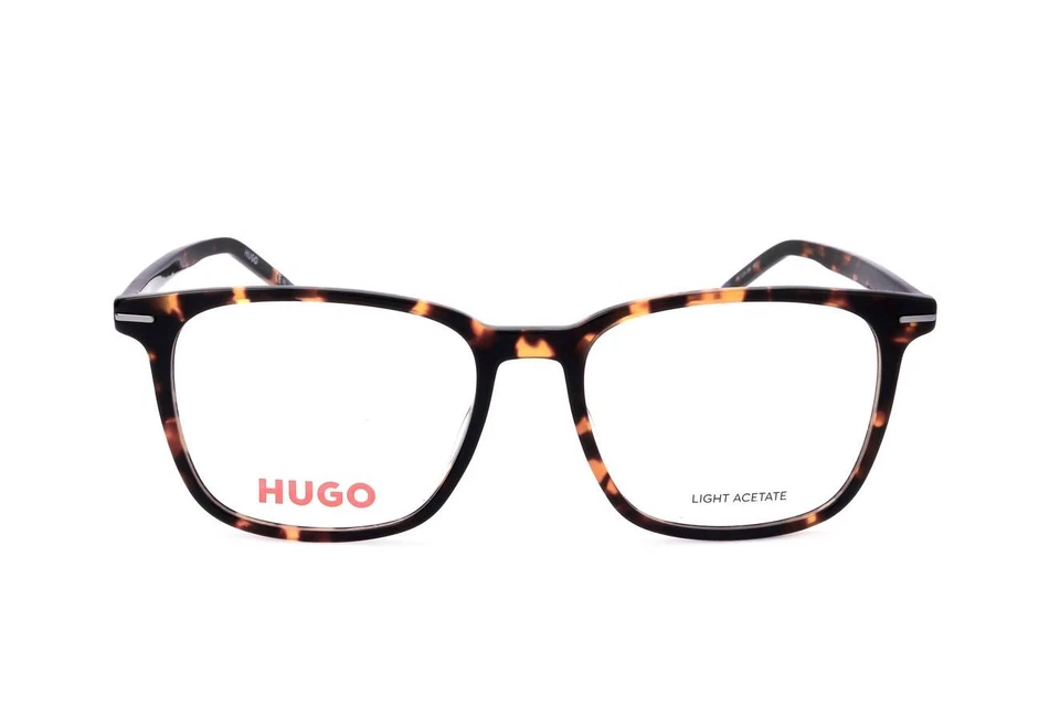 Lunettes de Vue Hugo HG 1224 086 HAVANA 51/16/145 Homme - Photo 2/4