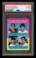 1975 Topps Mini Set-Break #620 Rookie Catchers- Outfielders PSA 4 VG-EX