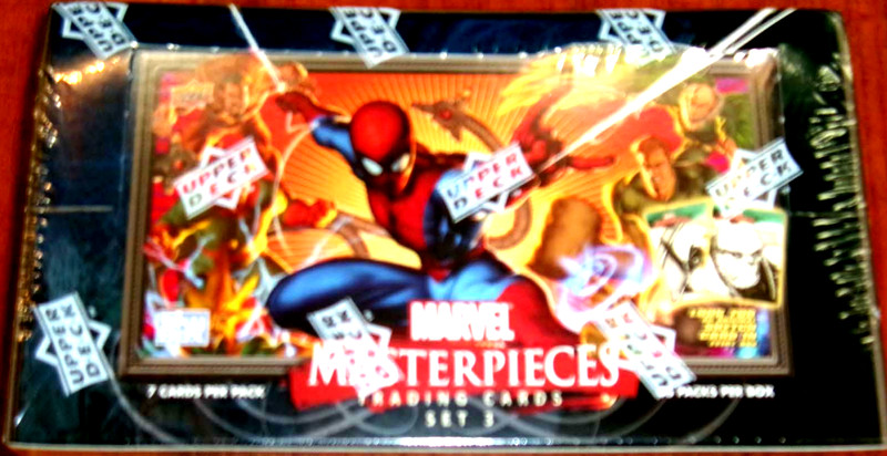 UPPER DECK MARVEL MASTERPIECES TRADING CARDS SERIES THREE SEALED BOX  2008