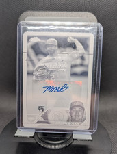 2023 Topps Chrome Auto Yellow Printing Plate 1/1 AC-MM Mason Miller RC
