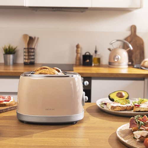 Tostapane Verticale Toast&Taste 800 Vintage Light Beige 850 W 2 Fessure corte - Foto 14 di 24