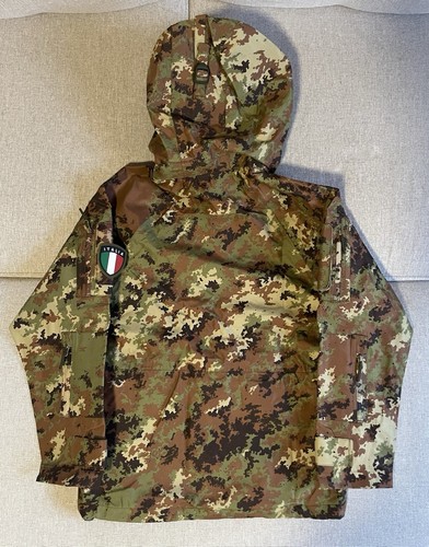 GORETEX MILITARE VEGETATO GIACCA IMPERMEABILE TG.46 - Foto 1 di 3