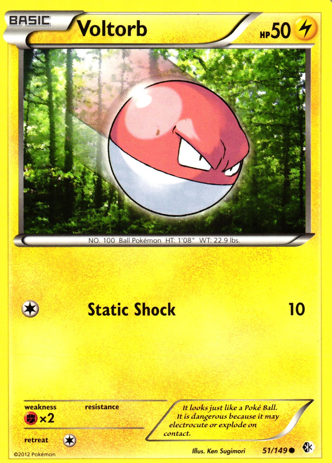 Boundaries Crossed #51/149 Voltorb