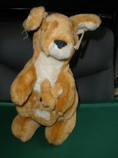 NEW Kellytoy 12" Kangaroo with Baby Plush  SU99A 