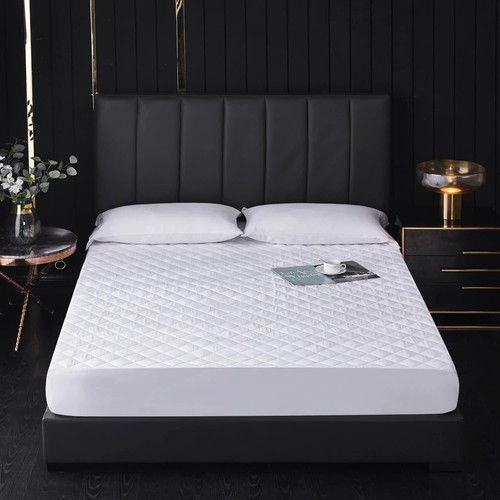 Seventh Stitch 40CM EXTRA DEEP COTTON MATTRESS PROTECTOR FITTED TOPPER DOUBLE - Picture 9 of 9