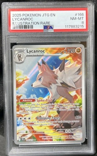 Lycanroc graded PSA 8 for sale on eBay