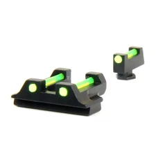 Green Fiber Optic Front & Rear Sight For Glock Gen 1-4