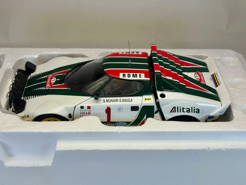 READ 1:18 Kyosho LANCIA STRATOS HF 1977 Rally Monte Carlo #1 Winner 08132A READ - Image 2 of 4