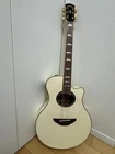 Yamaha APX1000 white acoustic guitar