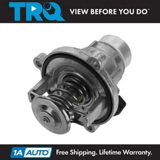 TRQ Thermostat w/ Housing for BMW 545i 550i 650i 745i 750i 760i X5 X6