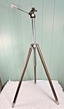 Vintage Industrial Camera Tripod Whitehall Tudor TU-1 Quick-Set Mid Century Film