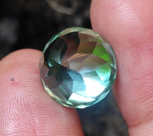 8.10 Ct Natural Blue-Green Sapphire Certified Round Cut Montana Loose Gemstone - Picture 11 of 11