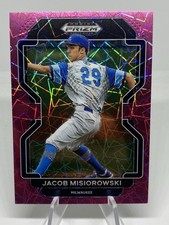 2022 Panini Prizm - Jacob Misiorowski #PDP63 Neon Pink Velocity Prizm (RC)