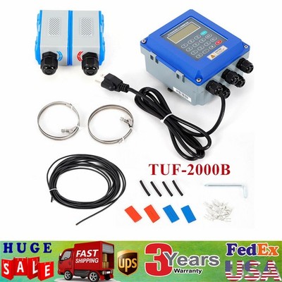 Ultrasonic Flow Meter TUF-2000B Liquid Flowmeter Protection DN50~DN700mm TM-1