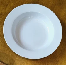 Tienshan Prelude White Rim Bowl/s Soup Pasta Salad Porcelain Multiple Available