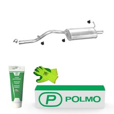 POLMO Auspuff Endschalldämpfer mit E-Prüfzeichen /544