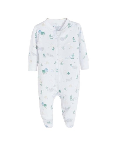 Babycottons Simone Double Zip Footie Pajama