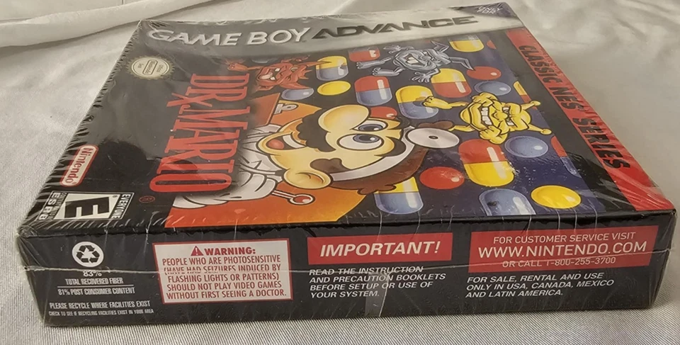 Dr. Mario (Nintendo Game Boy Advance, 2004) | NEW, Factory Sealed, Authentic GBA - Image 4 of 4