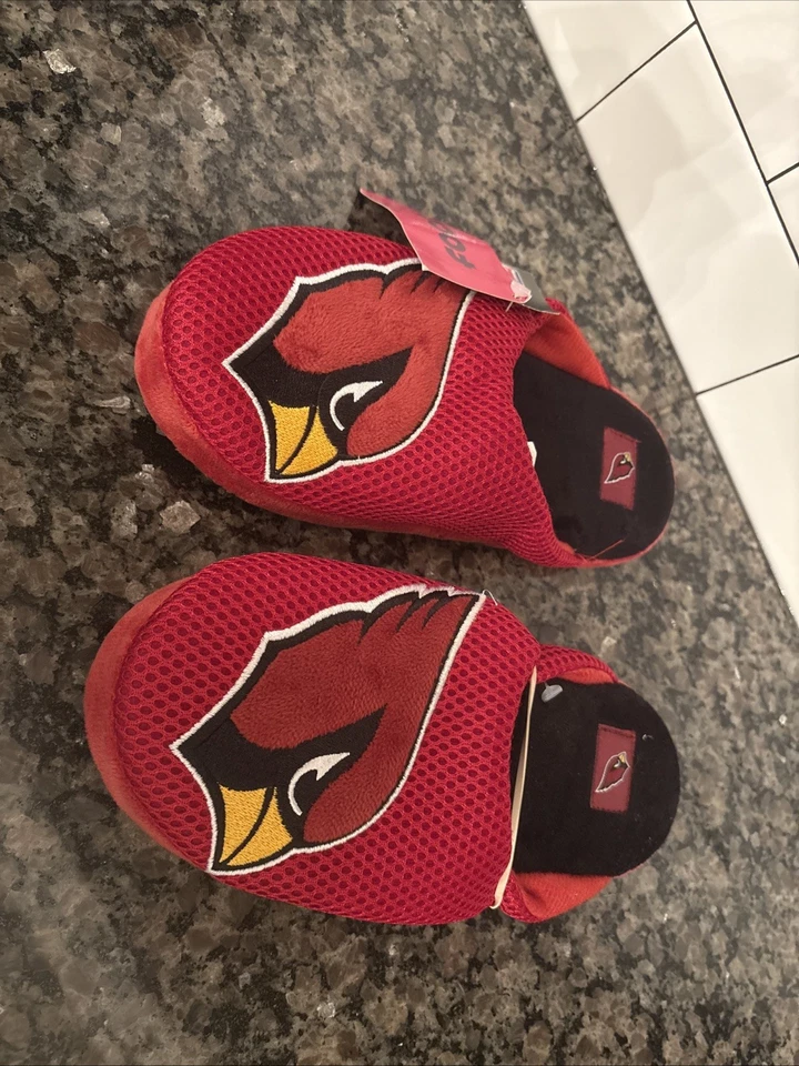 NFL Arizona Cardinals Niños Zapatillas Talla Grande Nuevas Con Etiquetas Foto 2 de 4