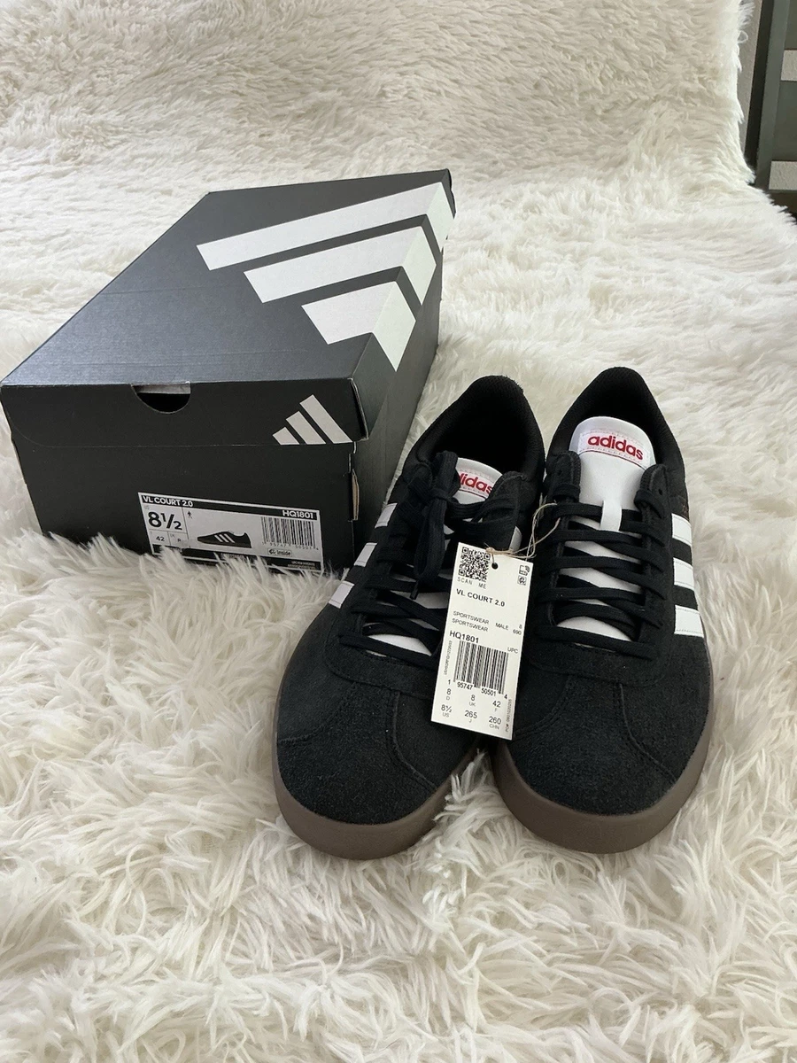 adidas VL Court 2.0 Black White for Sale | Authenticity  display picture 1