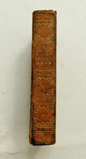 1826, The Improvement of The Mind.. by Isaac Watts, LEATHER Dove's, VG ILLUS