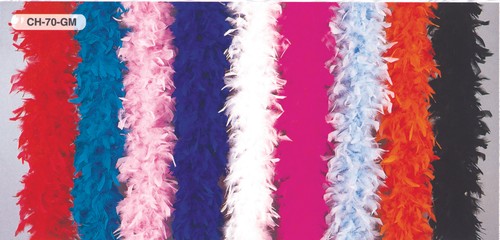 BE WICKED 70 gram CHANDELLE feathers BOAS 6 feet FT long BACHORLETTE saloon GIRL - Picture 3 of 12