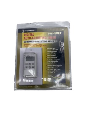 Intermatic SS8C Digital Auto Adjusting Sun Timer Programmable New Sealed