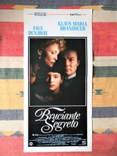 Locandina BRUCIANTE SEGRETO Andrew Birkin FAYE DUNAWAY Poster Burning Secret