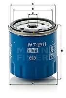 W 712/11 Mann-Filter ÖLfilter FüR CitroËN, Peugeot, Talbot
