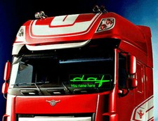 Personalised  Daf  Truck, Cabin Engraved Usb Led Light, RGB/Remote Control