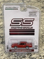 Greenlight 1985 Chevy Monte Carlo SS Burgundy Candy Apple Red  1/64 Exclusive