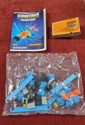 Vintage 1987 Fisher-Price CONSTRUX Ultralight #6012(FC14-2-G506)