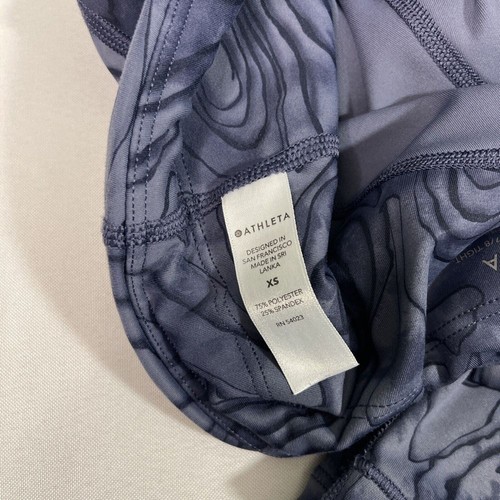 Legging ajustado Athleta Ultimate Stash Pocket 7/8 azul fluidez talla XS - Imagen 3 de 6