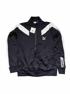 PUMA Zip Up Track Jacket & Hoodie Fleece Lining Logo NEW | eBay