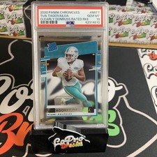 2020 PANINI CHRONICLES TUA TAGOVAILOA CLEARLY DONRUSS RATED ROOKIE #RRTT PSA 10