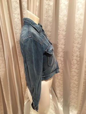 Veste En Jean Current/Elliott Femme - Neuf Sans étiquette - Taille à Vérifier Mesures