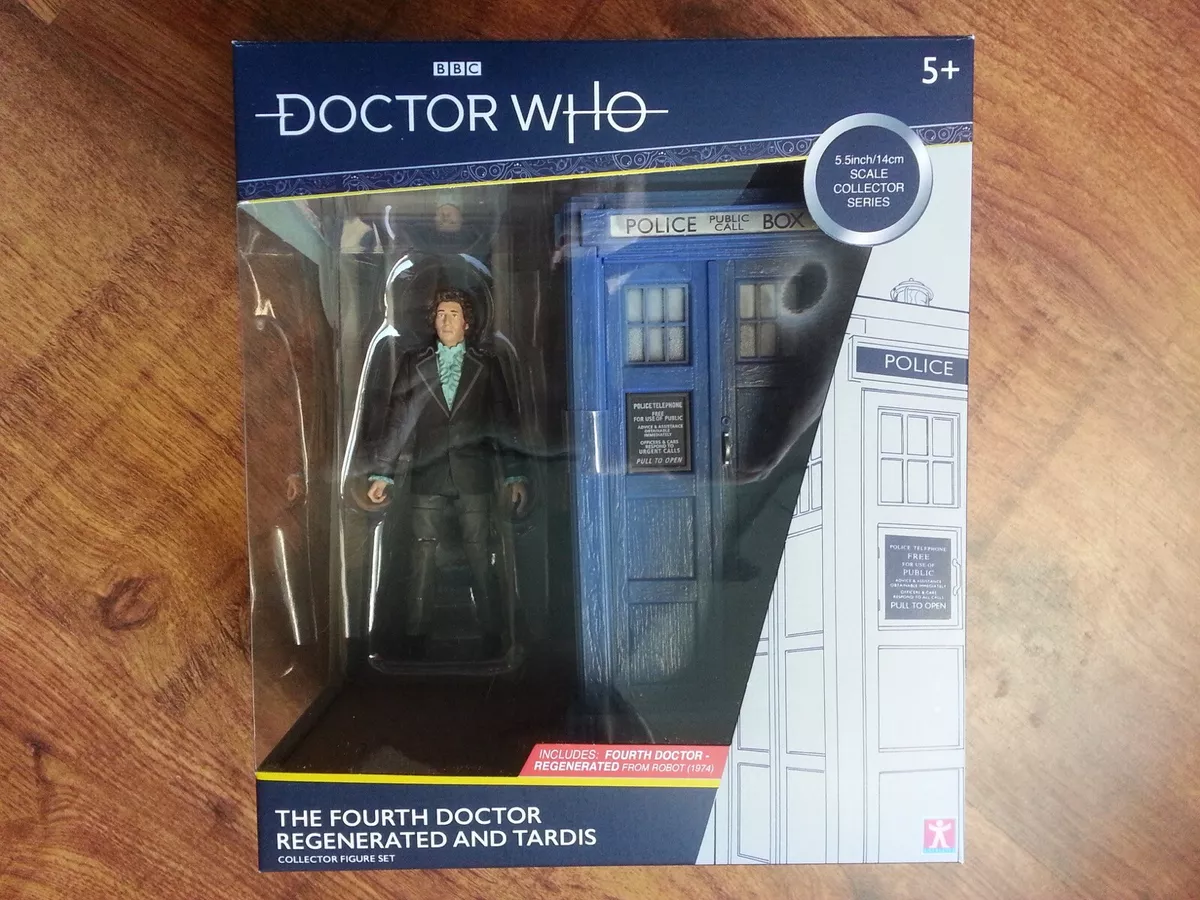 Doctor Who 2nd Dr & Tardis Set - Classic Doctor Who Action Figure & Tardis  Set - Doctor Who Merchandise - Character Options - 5.5”