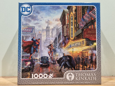 Ceaco 1000 DC Puzzle The Trilogy Batman, Superman & Wonderwoman Rarität