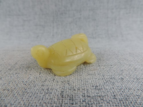 Chinese Natural Hetia Jade Manual Sculpture Hand-carved Jade Tortois Pendant E - Picture 6 of 10