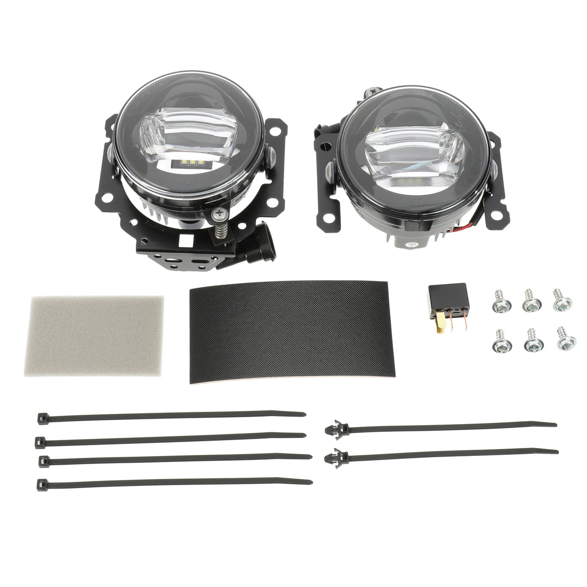 OEM 21-23 New Genuine Mitsubishi Mirage & G4 Front Black Led Fog 