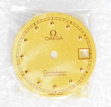 Omega Constellation Chronometer Quarz vintage gold 19mm Zifferblatt