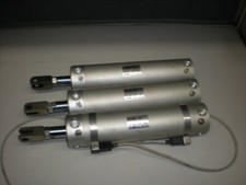 Lot of (3) SMC NCDGBA50-0600 Pneumatic Cylinders - Test OK
