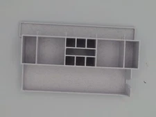 Compact desktop organizer for tools, paint, glue, and more