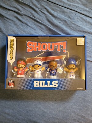 Fisher Price Little People 2023 BUFFALO BILLS Josh Allen BRAND NEW Set NFL Mafia