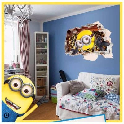Super Large 3d Despicable Me Minion Wall Decal 47 Wall