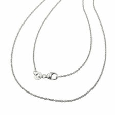 Echt Platin 950 Juwelier Rund Anker Kette Stärke 1,4 mm Pt 950 mit Karabiner